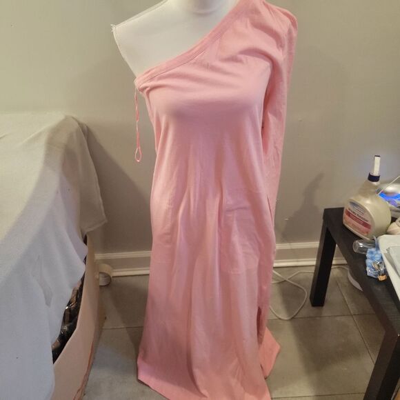 Free People Evangeline Midi Pink Dress Size Medium - Picture 2 of 8